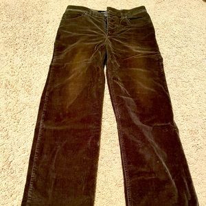 Express corduroy Army green pants
